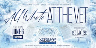 All White at The Vet graphic