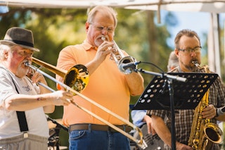 Wellsfest new bourbon jazz band