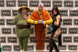 Anime fest cosplayers