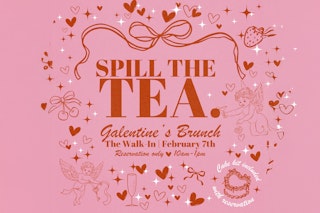 Galentines Brunch flyer