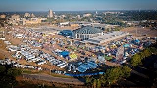 MS State Fairgrounds Aerial daytime
