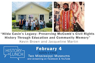 History is Lunch Kevin Brown flyer