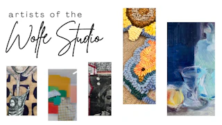 Wolfe studio exhibition graphic